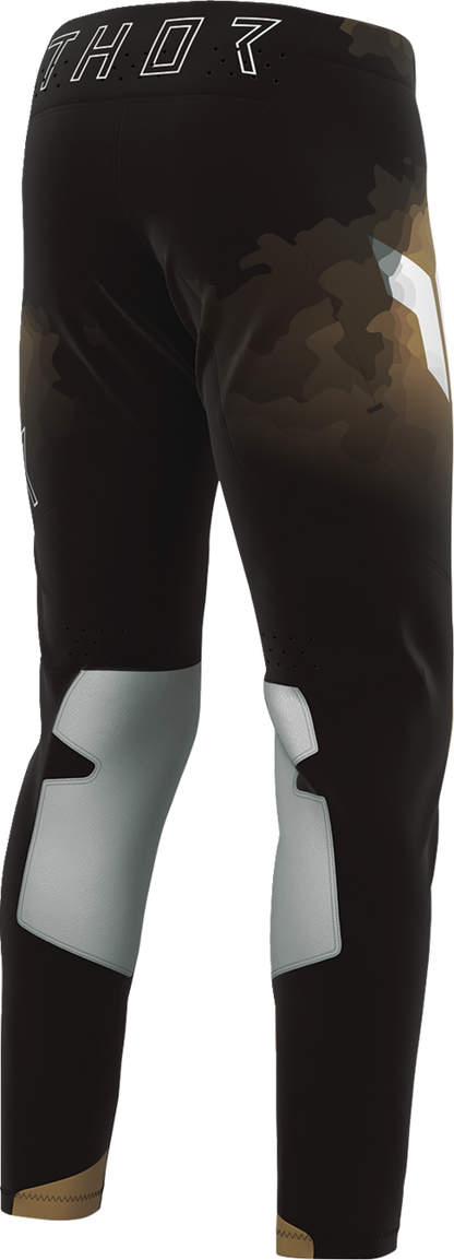 THOR Sportmode Carbon Pants - Black/Copper, US 36 - Durable Flexibility and Breathability