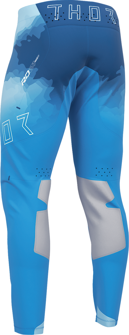THOR Sportmode Carbon Pants - Electric Blue and Powder Blue US 38 Part #2901-12786