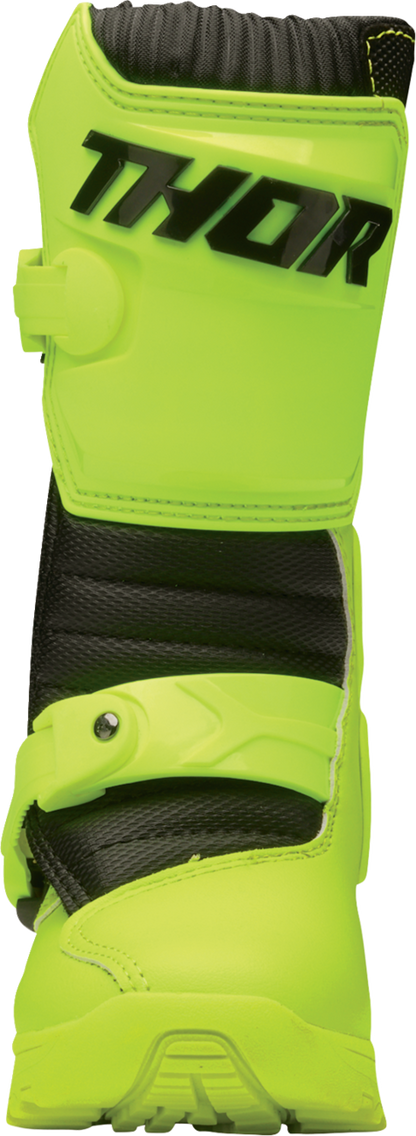 THOR Blitz XR Mini Boots - Acid (US 13) | Durable Synthetic Overlays & Adjustable Straps