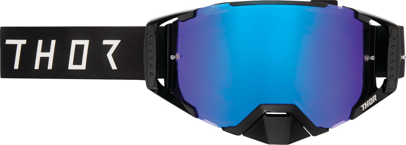 THOR Ascend LTD Goggle - Synth Black with Violet Mirror Lens (Part #26014022)