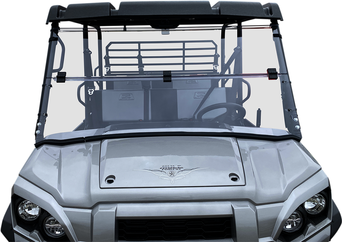 MOOSE OFFROAD Full Folding Windshield - Deluxe for Mule V000345-12200M