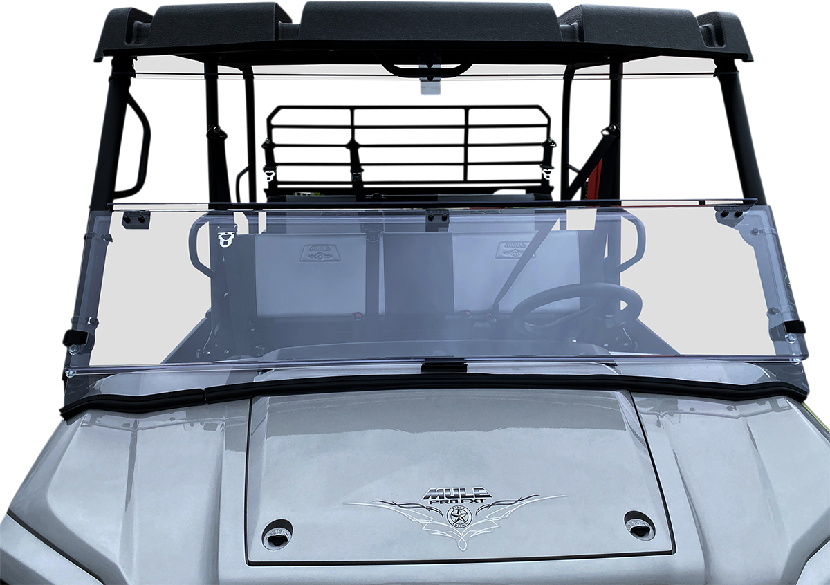 MOOSE OFFROAD Full Folding Windshield - Deluxe for Mule V000345-12200M