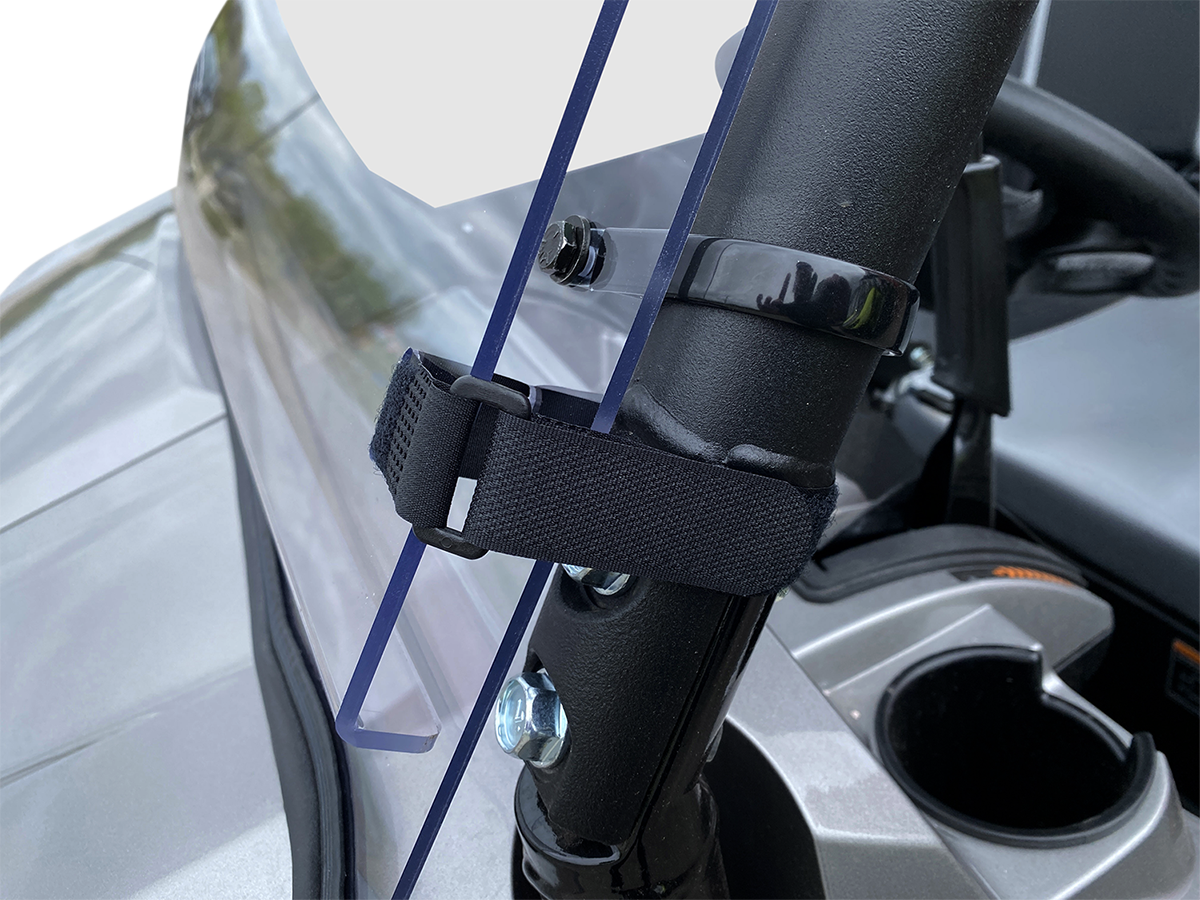 MOOSE OFFROAD Full Folding Windshield - Deluxe for Mule V000345-12200M