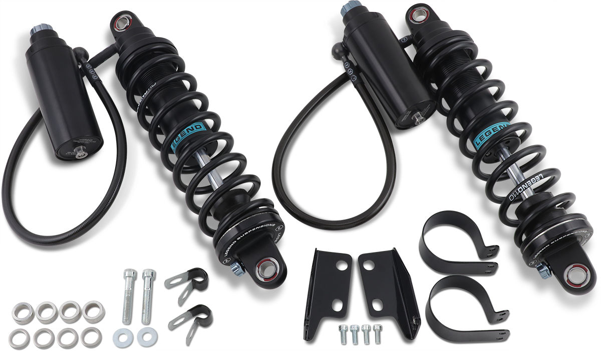 Legend Suspension Revo ARC Remote Reservoir Shocks - 13-inch Standard Black 1310-1886