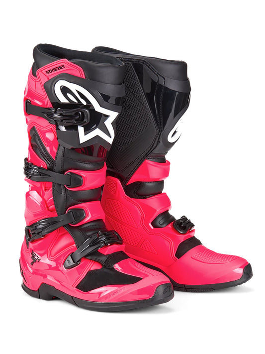 Alpinestars Tech 7 Boots - Diva Pink/Black US 12 / EU 47 by ALPINESTARS Part 2012025-3811-12