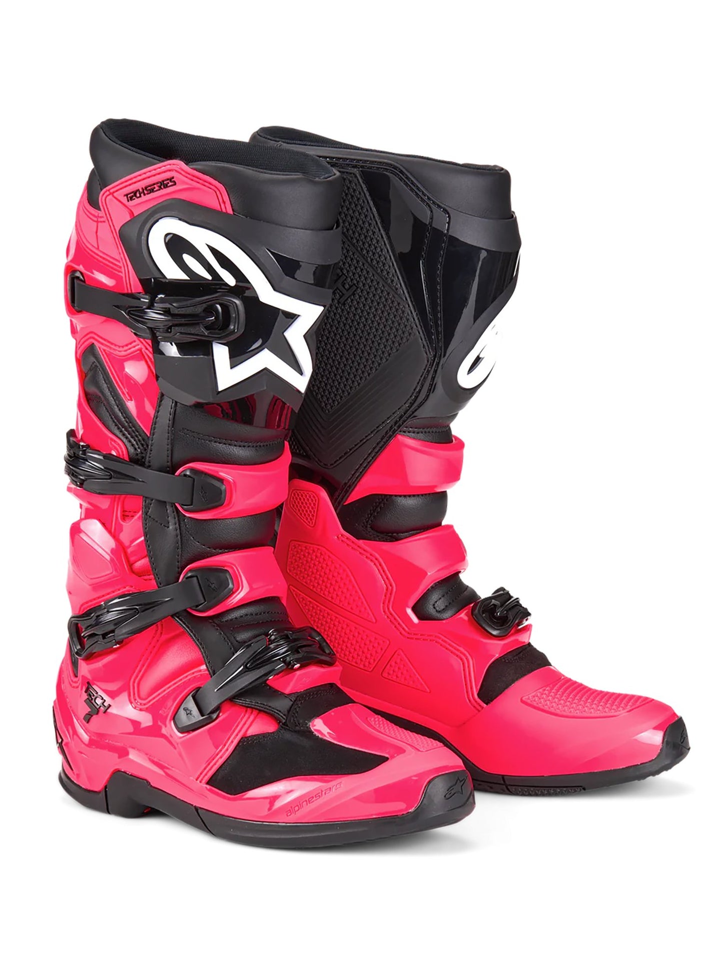 Alpinestars Tech 7 Boots - Diva Pink/Black US 9 / EU 43 with Advanced Off-Road Performance