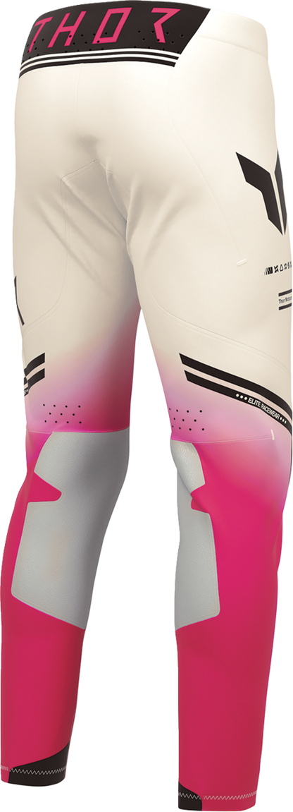 THOR Sportmode Geo Pants in Vintage White/Pink - US 36 (Part No. 2901-12830)