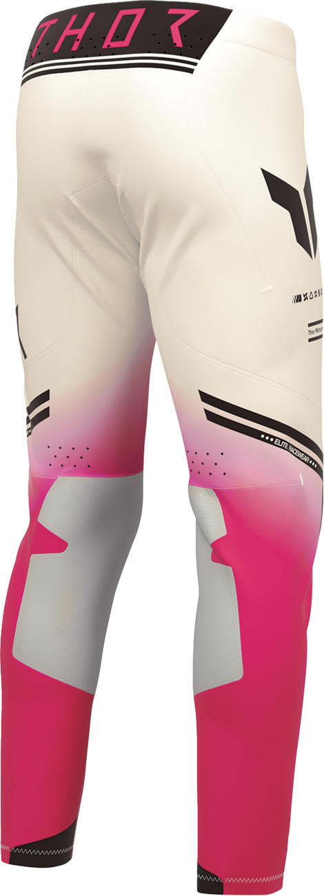 THOR Sportmode Geo Pants - Vintage White/Pink, US 33 - Part Number 2901-12828