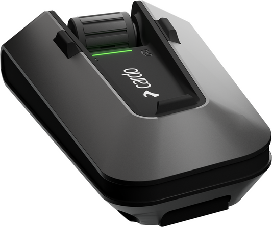 Cardo PACKTALK Edge Motorcycle Bluetooth Comm Headset Intercom - Black, 2pk