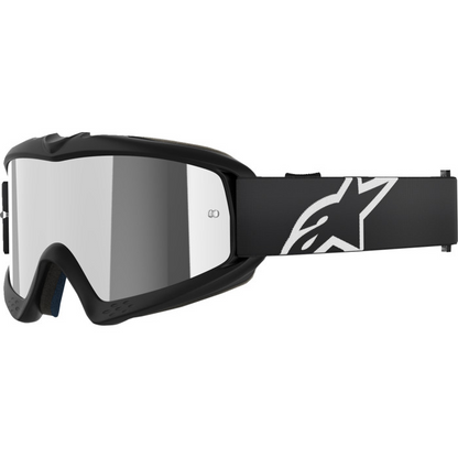Alpinestars Vision Youth Goggles Corp Black w Silver Mirror Lens