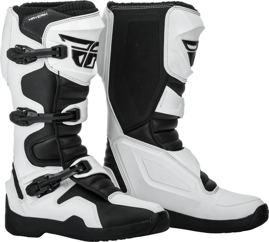 Fly Maverik Boots White Black Sz10