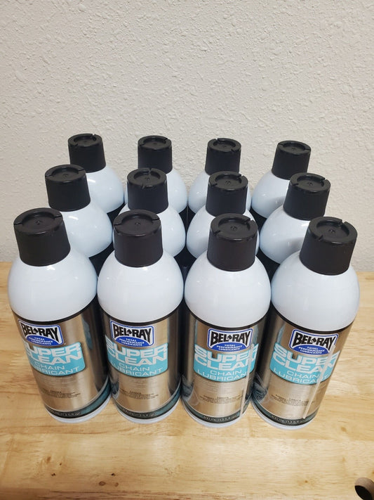Bel-Ray Super Clean Chain Lube 400ml  12-Pack 99470-A400W