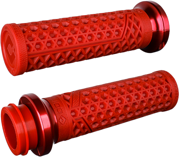 ODI Vans Signature V-Twin 1" Lock-On TBW Grips Dark Red/ Red V31VHTWDR-R