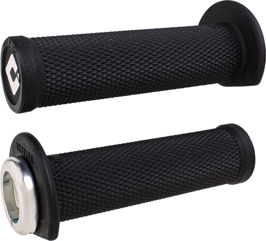 Odi Ruffian Lockon Grips 125mm Black Silver