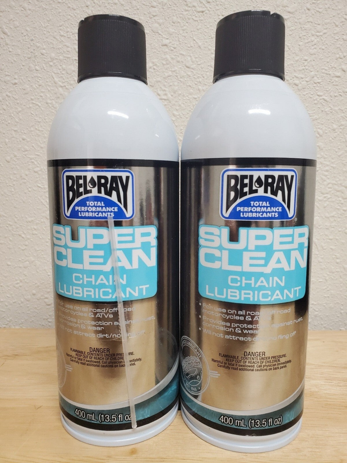 Bel-Ray Super Clean Chain Lube 400ml  2-Pack 99470-A400W