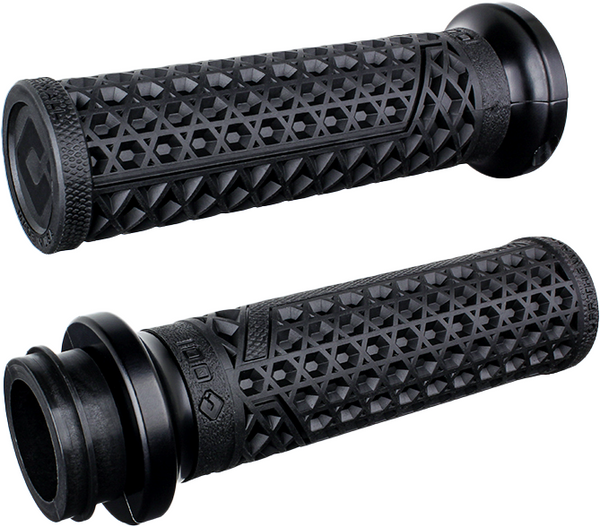 ODI Vans Signature V-Twin 1" Lock-On TBW Grips Black/ Matte Black V31VHTWB-MB