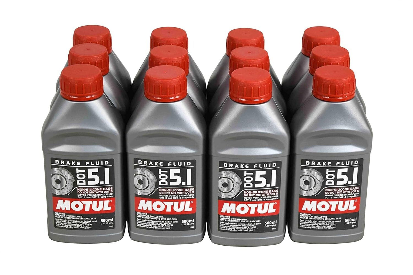 Motul DOT 5.1 Brake Fluid 0.5L 12-Pack 100951