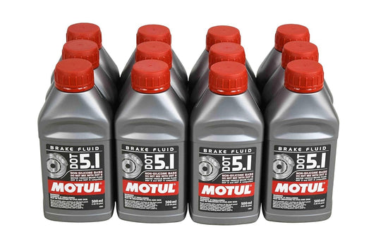 Motul DOT 5.1 Brake Fluid 0.5L 12-Pack 100951