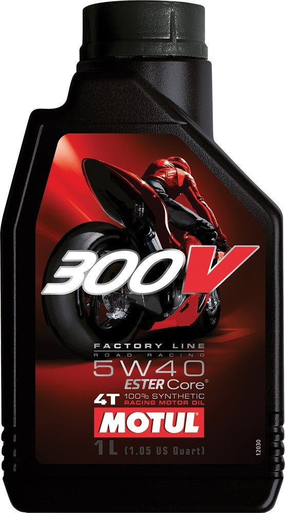 Motul 300V Oil 1Ltr 5W40 104112 4-Pack