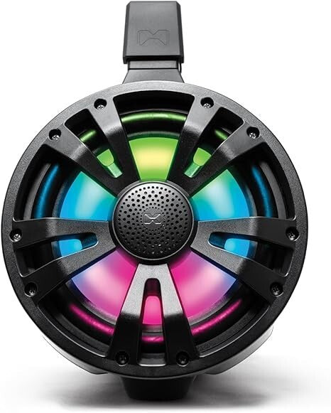 Ecoxgear SoundExtreme Amplified Bluetooth 2-way 8  Tower Speakers Marine Black