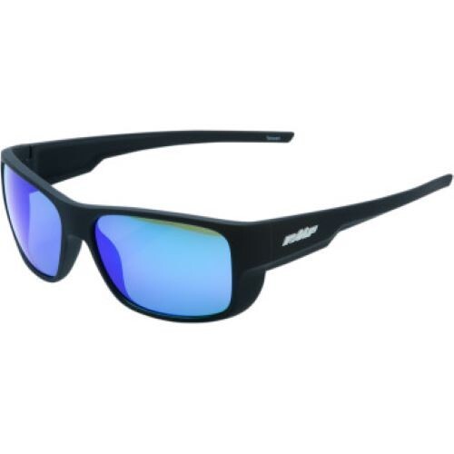 FMF Vision Throttle Sunglass Matte Black Blue Mirror Lens