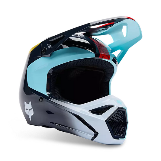 Fox Youth V1 Helmet Elevated/ Lt. Blue 33549-116