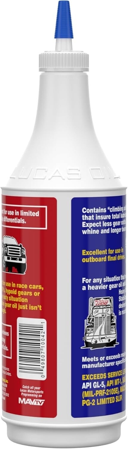 Lucas Heavy Duty Gear Oil SAE 85W140 10042