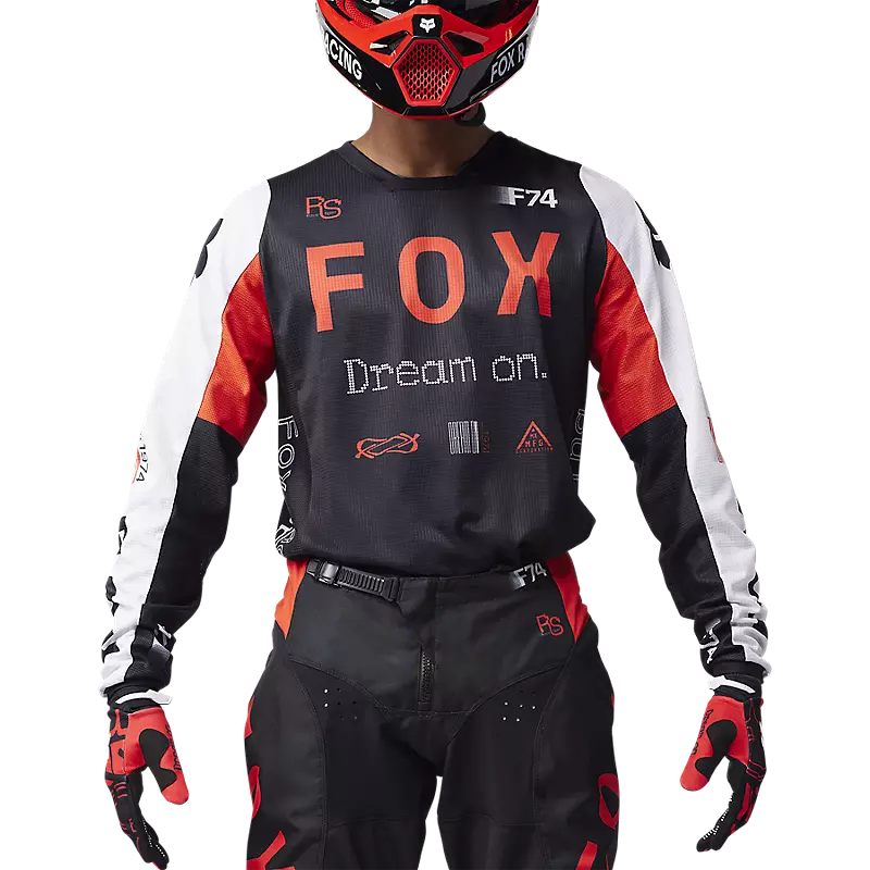 Fox 180 Race Spec Jersey Flo/ Red 33120-110