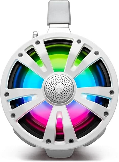 Ecoxgear SoundExtreme Amplified Bluetooth 2-way 8  Tower Speakers Marine White