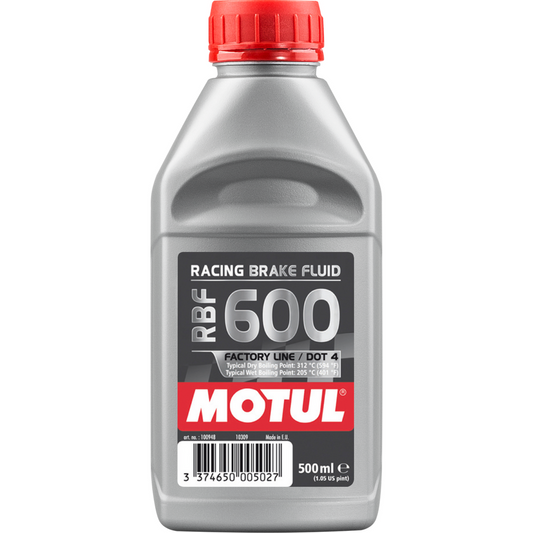 Motul RBF 600 Racing Brake Fluid 500ml 100949 2-Pack