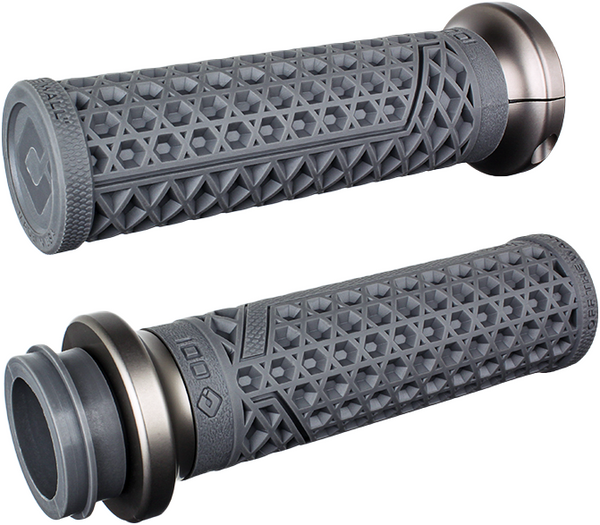 ODI Vans Signature V-Twin 1" Lock-On Cable Grips Graphite/ Gun Metal V31VHCWH-H