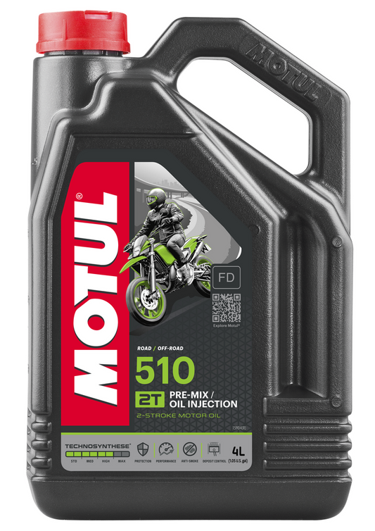 Motul 510 2T Premix Synthetic Blend Oil 4Ltr
