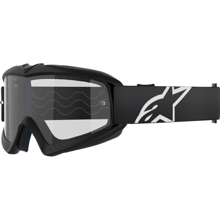 Alpinestars Vision Youth Goggles Corp Black w Clear Lens