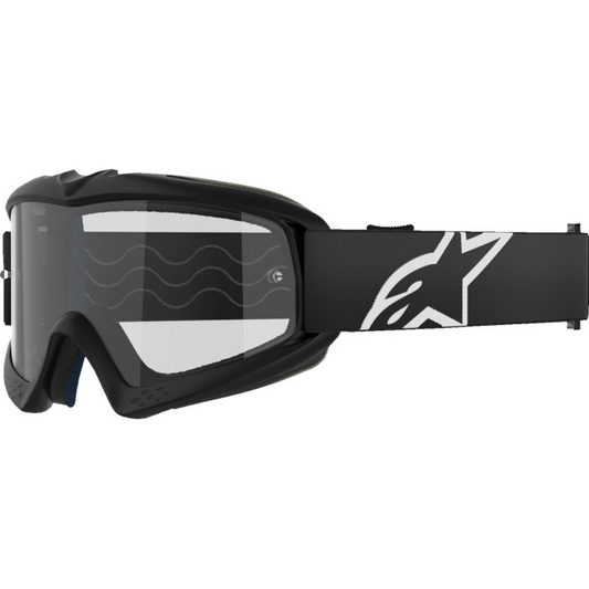 Alpinestars Vision Youth Goggles Corp Black w Clear Lens