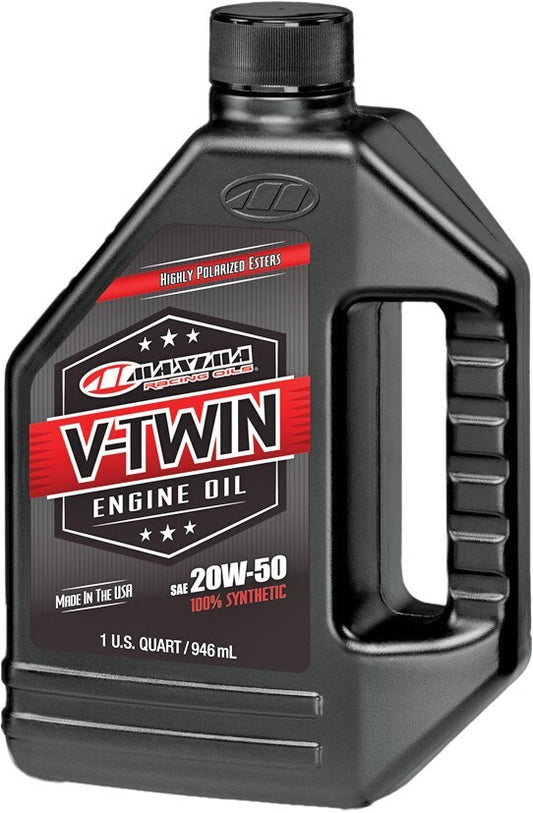 Maxima V-Twin Synthetic Oil 20W50 1Qt 4pk