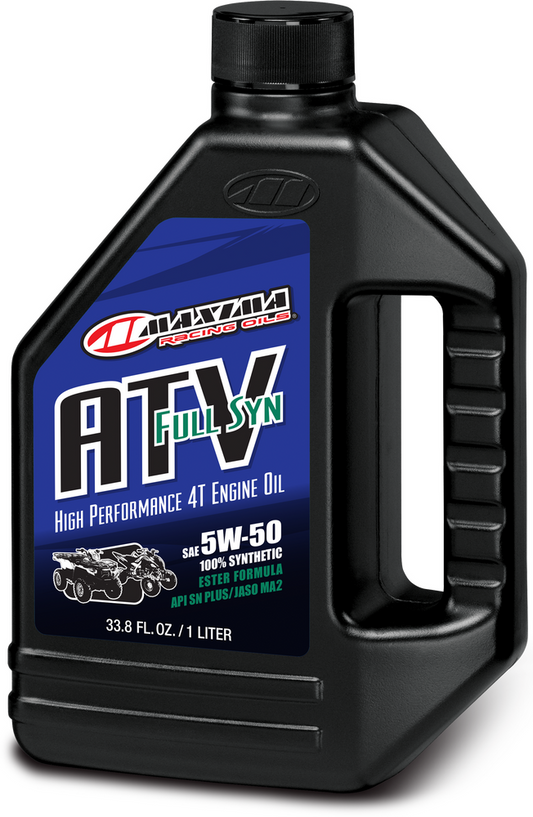 Maxima ATV 4T Full Syn 5W-50 Oil 1Ltr 30-86901