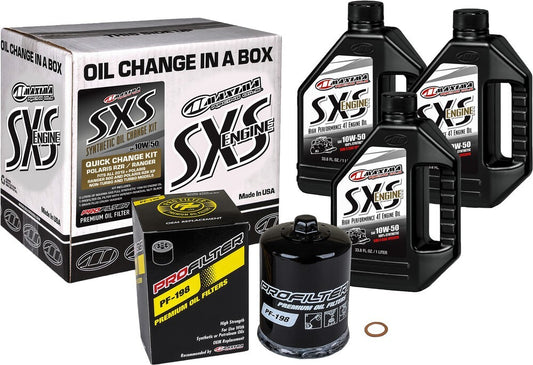 Maxima Synthetic 10W-50 Oil Kit Polaris General Ranger RZR 90-219013