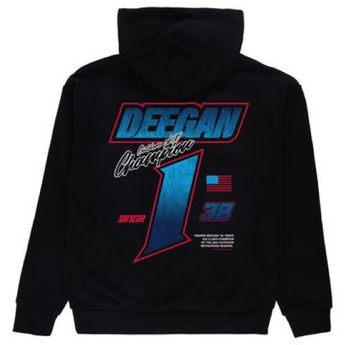 Deegan Mx Champ Heavy Hoodie Limited Edition Lg