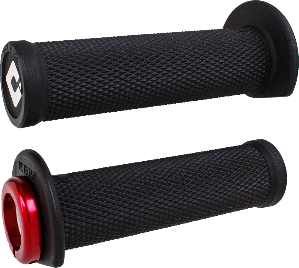 Odi Ruffian Lockon Grips 125mm Black Red