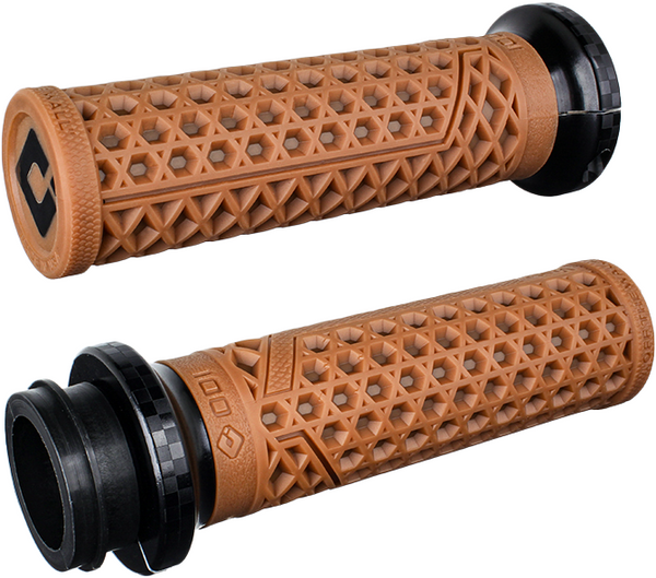 ODI Vans Signature V-Twin 1" Lock-On Cable Grips Gum/ Black Checker V31VHCWGR-BC
