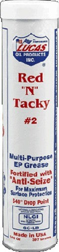 Lucas Oil Red 'N' Tacky Grease - 14 Oz Cartridge 10005-30