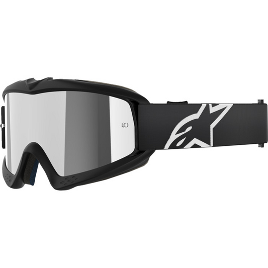 Alpinestars Vision Youth Goggles Corp Black w Silver Mirror Lens