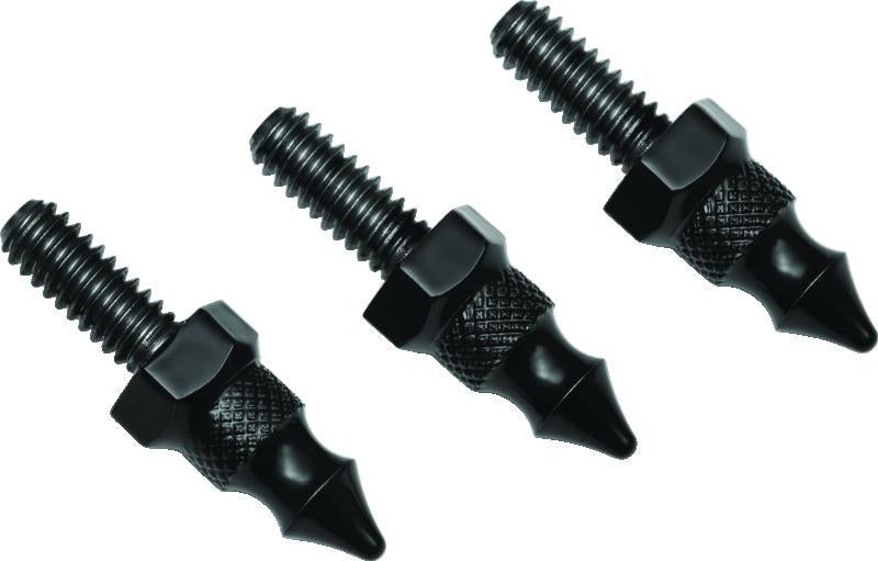 Kuryakyn Windshield Mount Spikes 1/4-20 x 5/8 inch for 96-13 FLH Touring - Black