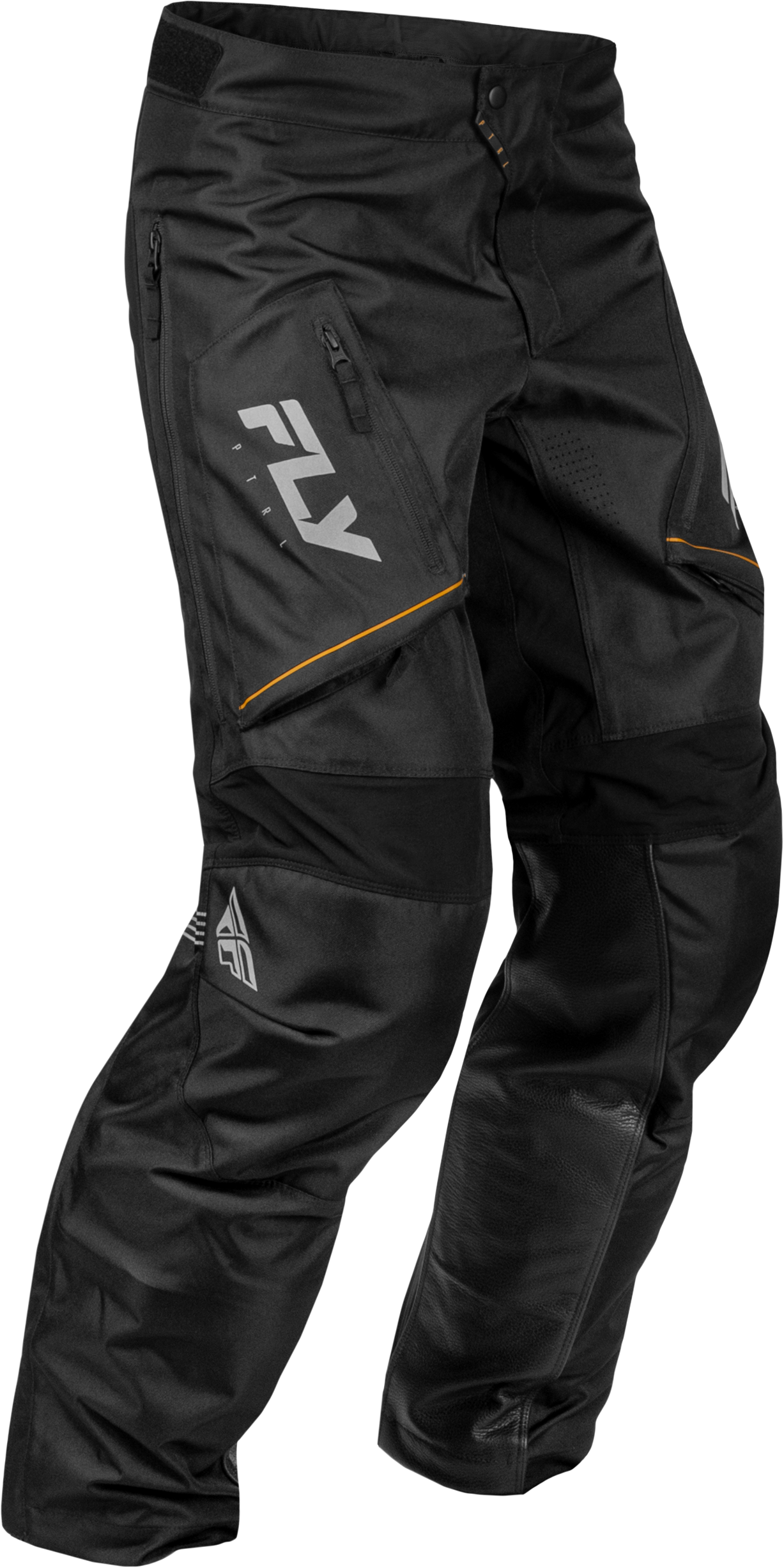 Fly Racing Patrol Over Boot Pants Black/Grey Size 30 - Durable Motorcycle Riding Pants with Ventilation and Adjustable Fit