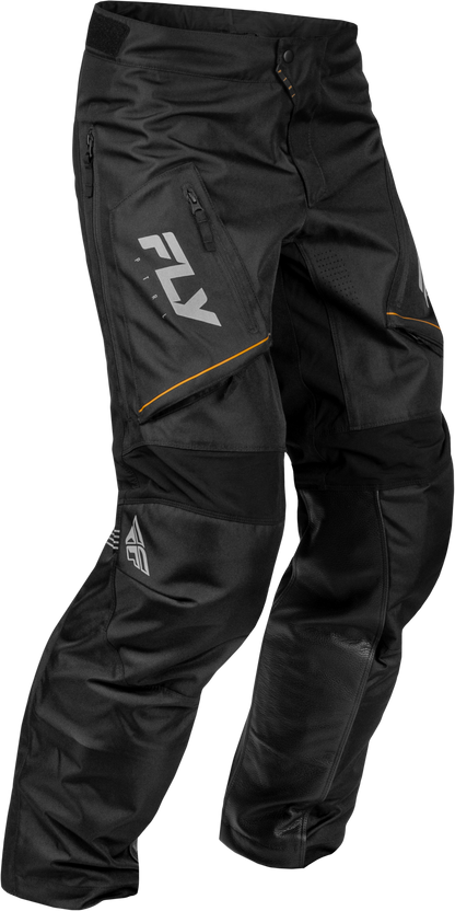 Fly Racing Patrol Over Boot Pants Black/Grey Size 30 - Durable Motorcycle Riding Pants with Ventilation and Adjustable Fit