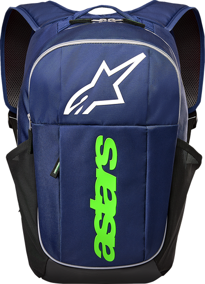 Alpinestars GFX Backpack - Navy/Green, Part No. 1216-91550-7261