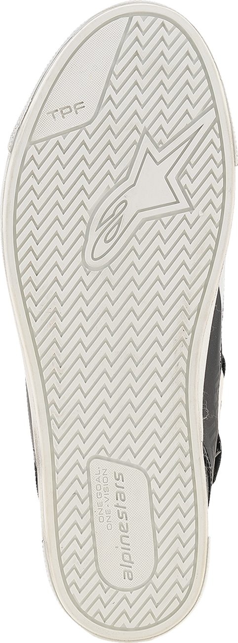 Alpinestars Stated Flair Shoes Black/White US 12 – Advanced Urban Motorcycle Footwear with Comfort and Protection