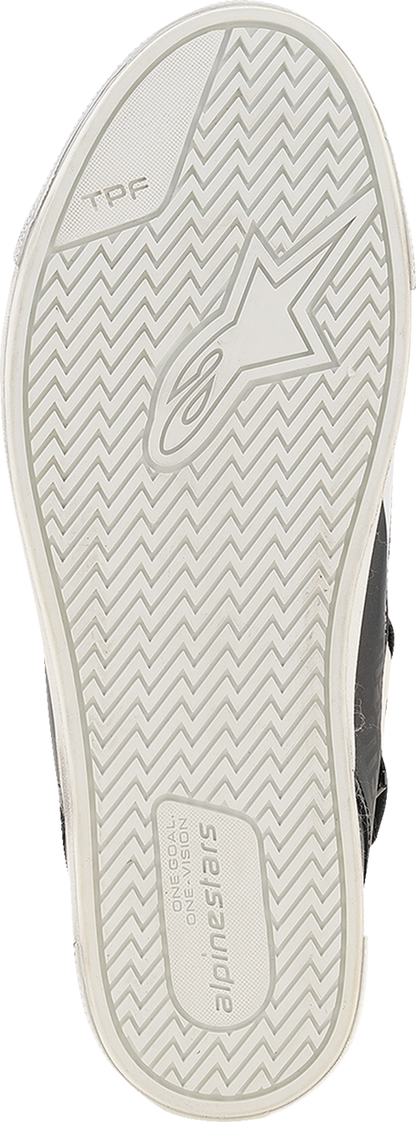 Alpinestars Stated Flair Shoes Black/White US 12 – Advanced Urban Motorcycle Footwear with Comfort and Protection