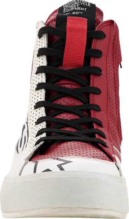 Alpinestars Stella Stated Flair Women's Street and Cycling Shoes – White and Rio Red, US Size 10