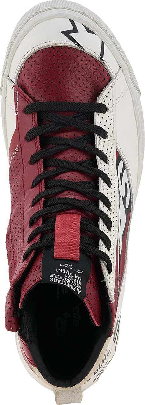 Alpinestars Stella Stated Flair Women's Street and Cycling Shoes – White and Rio Red, US Size 10